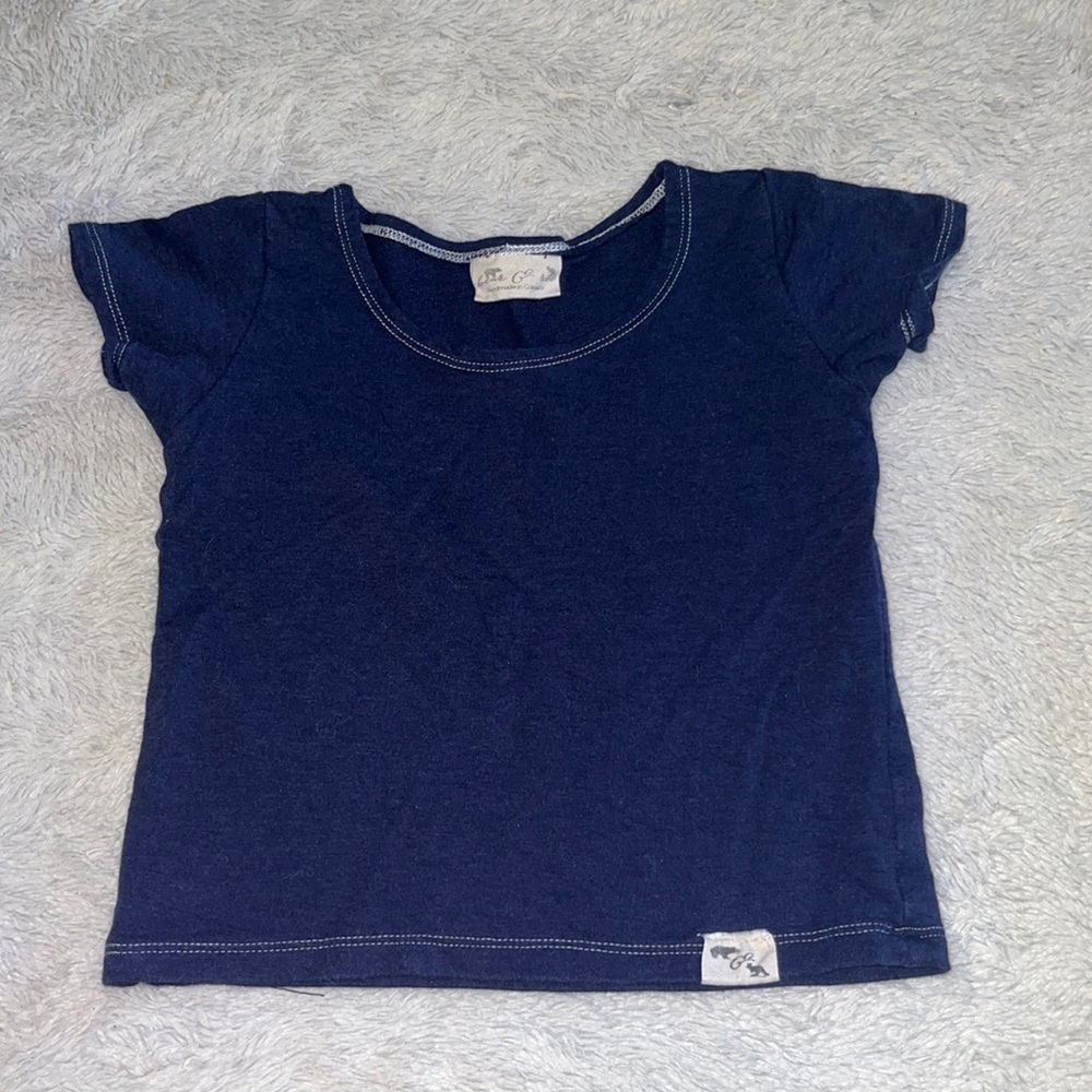 Bear co blue shirt sleeve shirt